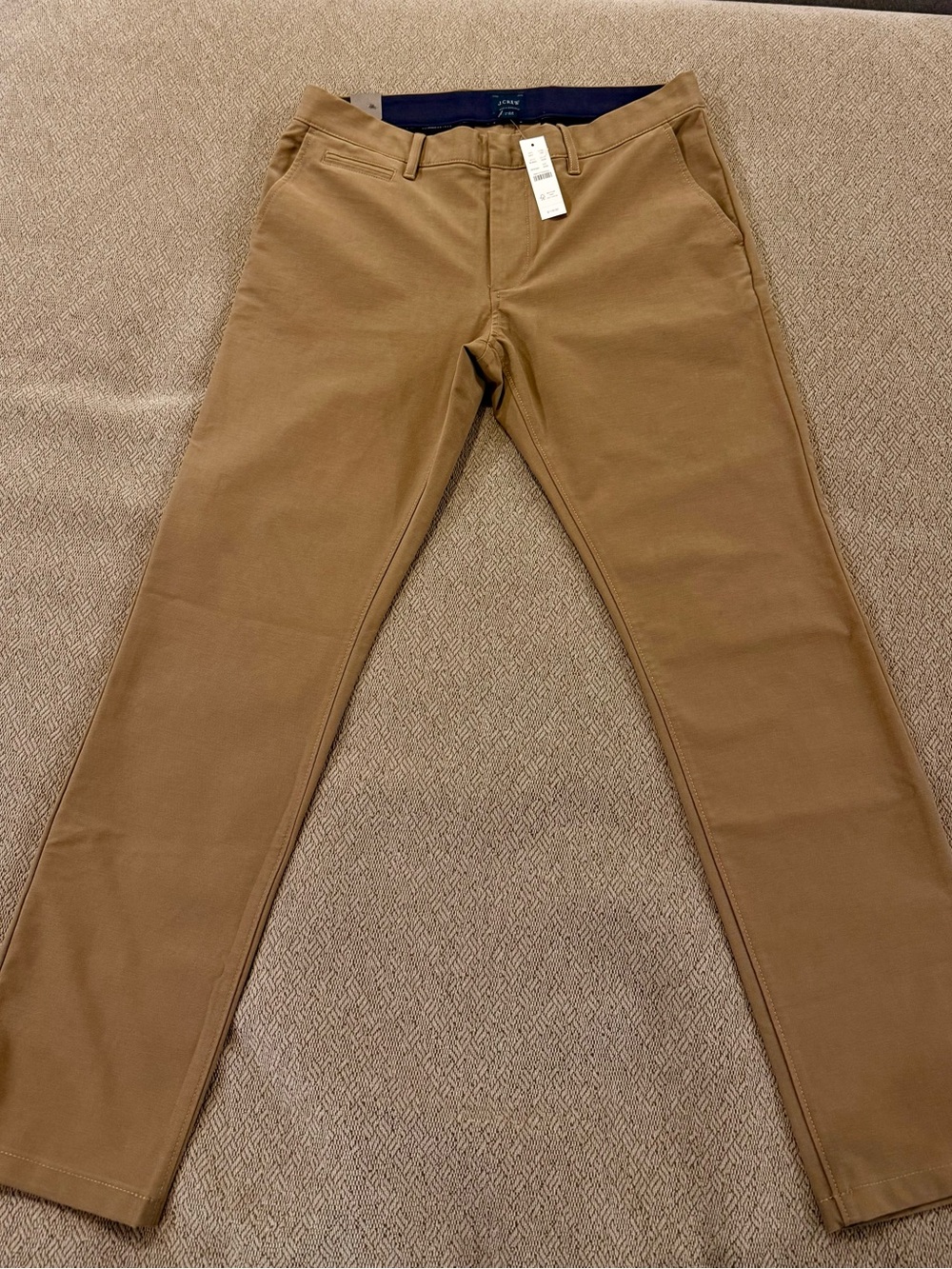 J. Crew Slim Chinos in Camel Tan
